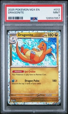 PSA 9 2025 Pokemon M24 En-Mcdonald'S Collection #012 Dragonite - Image 1 of 2
