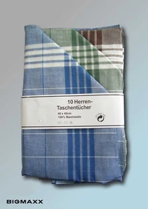 12x Men's Handkerchiefs Fabric Handkerchiefs Arabias 100% Cotton Napkins - Picture 1 of 5