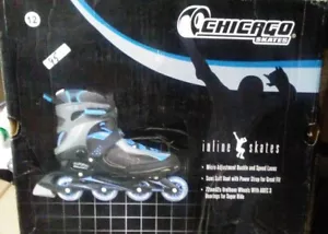 CHICAGO Mens Inline Skates Superfit Liner Xternal Boot Dual Straps US12Free Shpg - Picture 1 of 6