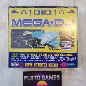 CD MUSICAL : Mega DJ Vol 2 - 4 CD - Neuf sous blister - Electro - Floto Games - Foto 1 di 2