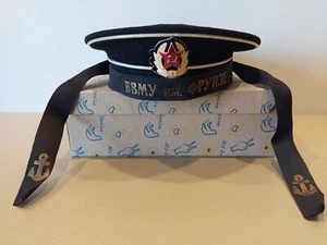Gorra de la Marina Soviética Sombrero Militar Beskozyrka VVMU Frunze. URSS Leningrado Raro - Imagen 1 de 23