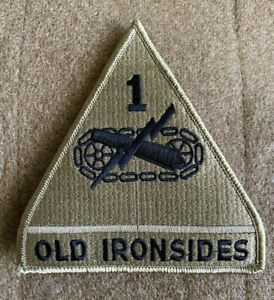 Army 1st Armored Division Old Ironsides Multicam OCP Combat Uniform Patch USGI 