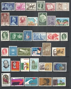 AUSTRALIA VARIOUS USED 1960 to 1970 (A) CV $9.20 - Picture 1 of 2