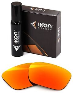 Polarized IKON Replacement Lenses For Electric Knoxville Fire Orange Mirror