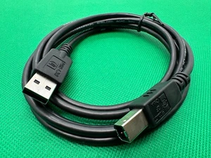 USB 2.0 Printer Cable Cord 6ft for Dell Canon Lexmark Brother Epson Printer BK - Picture 1 of 2