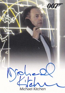 James Bond Full Bleed Autograph Card Michael Kitchen as Bill Tanner