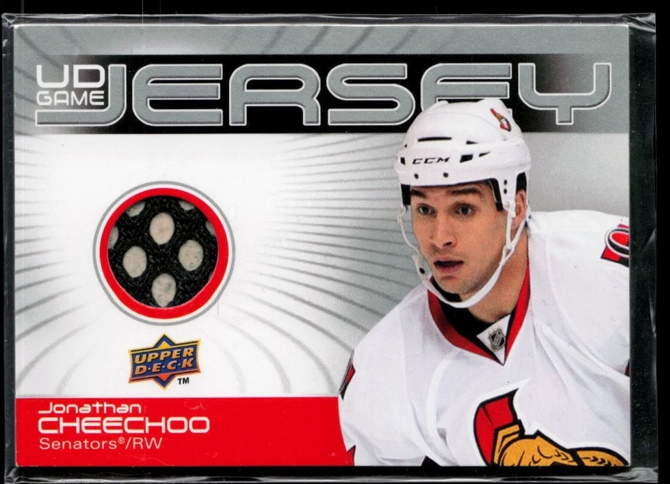 2010-11 Upper Deck Game Jerseys Jonathan Cheechoo #GJ-CH - Image 1 of 2