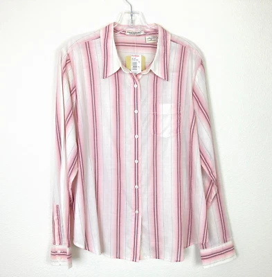 Camisa para mujer Great Northwest Clothing Company nueva con etiquetas con botones talla XL rosa Foto 1 de 4
