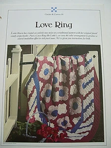 Love Ring Quilt Muster Best Loved Quilt Muster mit ungeschnittenen Mylar Vorlagen - Bild 1 von 2