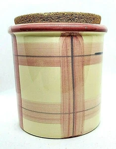 Ceramic Canister Farmhouse Storage Jar with Lid by Ceramiche Alfa Italy - Picture 1 of 8