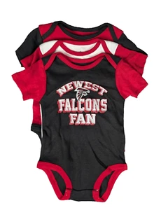NFL Atlanta Falcons Infant Boys 3pk Bodysuit, 18 Months - Picture 1 of 4
