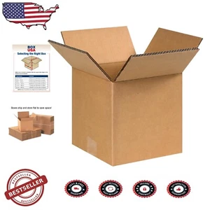 Bulk 15 Heavy-Duty Double Wall Cardboard Boxes - Reusable Shipping Solution - Picture 1 of 7
