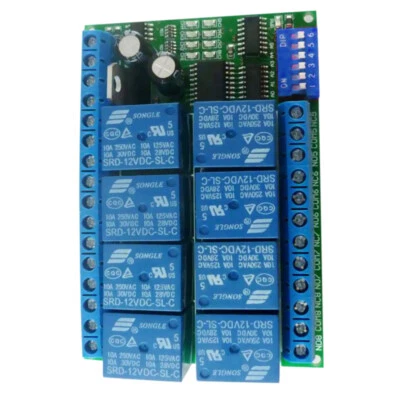 12V 8CH RS485 Relay Modbus RTU Protocol Serial Port Remote Control Switch Fo  - Image 1 of 4