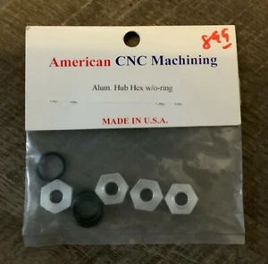 CUBO HEXADECIMAL DE ALUMINIO MECANIZADO CNC AMERICANO CON JUNTA TÓRICA Y TORNILLOS RARO PARTE DE RADIOCONTROL HPI - Imagen 1 de 1