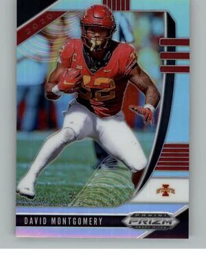 2020  Panini Prizm Draft Picks David Montgomery 27   Iowa State Silver - Image 1 of 2