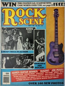 Rock Scene Magazine January 1980 Cheap Trick, KISS, Ramones, Blondie, Doobie Bro - Picture 1 of 24
