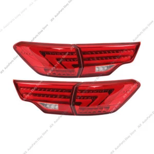 Red Lens Rear TailLight k LED Stop Lamp Set For Toyota Highlander 2017 2018 2019 - Picture 1 of 10