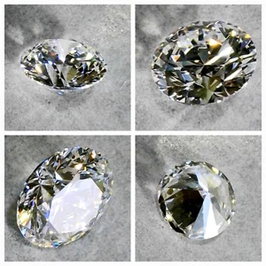 Diamante CVD Tondo IGI LG645490336 CARAT 0.52 D VS1 5.18-5.21X3.18 mm SALE!!! - Foto 1 di 24