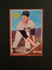 1962 topps Hal Kolstad card no. 276