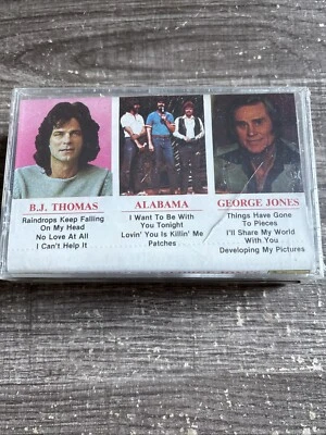 George Jones, Alabama, B.J. Thomas  (1987, Highland Music) Cassette Tape SEALED - Image 1 of 2