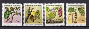 El Salvador plante graine 4 timbres MNH /TE4884 - Imagen 1 de 1