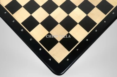 21" Ebony Wood & Maple Wood Chess board - 55 mm Square - Algebraic Notations - Image 1 of 4