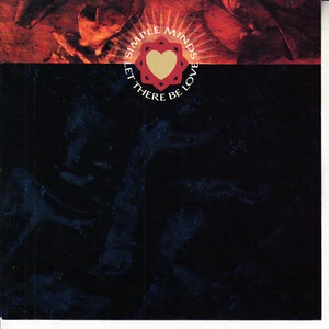 SIMPLE MINDS  Let There Be Love PICTURE SLEEVE 7" 45 rpm record + juke box strip - Picture 1 of 4