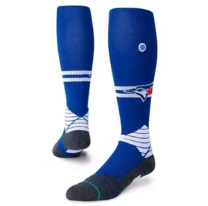 Nuevos calcetines Stance MLB Toronto Blue Jays Feel 360 Diamond Pro OTC para hombre talla L 9-13 - Imagen 1 de 4