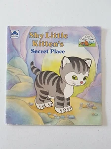 Golden Look-Look Book - Shy Little Kitten's Secret Place 1989 PB Little Land - Picture 1 of 4