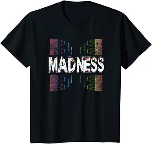 Madness College Basketball Bracket Finals Match Gift Youth Unisex T-shirt - Picture 1 of 3