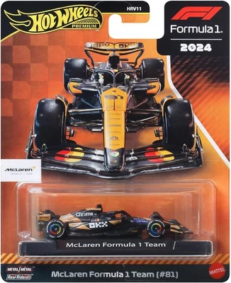 Modello Auto PIASTRI McLaren Formula 1 2025 Scala 1/64 8cm F1 Hot Wheels JBM25 - Immagine 1 di 4
