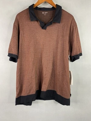 AG Los Angeles Cuello Manga Corta Pullover Patrón Camisa Informal Para Hombre’s XXL Nueva Foto 1 de 4