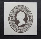 nystamps US Cut Square Stamp # U195 Mint H $250           L17x3124