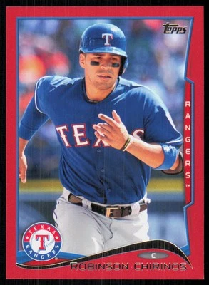 2014 Topps Update Red Robinson Chirinos Texas Rangers #US-193 - Image 1 of 2