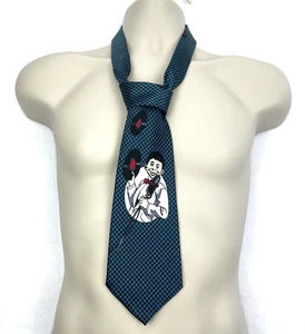 Mad Magazine Alfred E. Neuman 1992 Krawatte Concord Handarbeit Vintage Cartoon - Bild 1 von 6