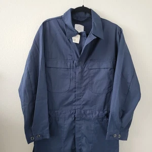 Neu Utility Overall Herren 42R Militär Overall Non FR Reißverschluss vorne marineblau - Bild 1 von 8