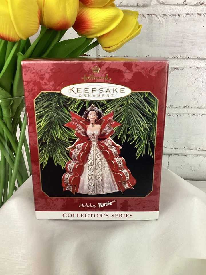 Barbie vintage 1997 sello recuerdo adorno de Navidad vacaciones Foto 1 de 3