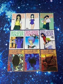 Evangelion Carddas Masters Sega Saturn Limited Card Set of 9