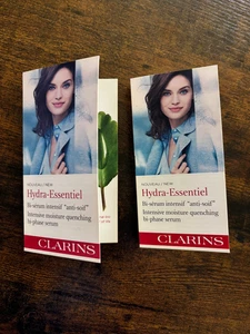 Lot of 2 CLARINS ”HYDRA-ESSENTIEL” Intensive Bi-PHASE SERUM .1 fl oz NEW - Picture 1 of 2