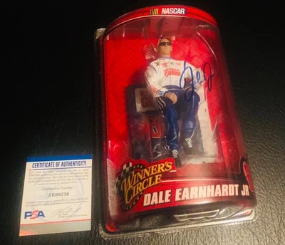 Dale Earnhardt Jr 2008 Signed Winner's Circle Action Figure PSA COA RARE A - Image 1 of 2