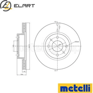 2x BRAKE DISC 23-0240 FOR FIAT CROMA LANCIA THEMA/SW ALFA ROMEO 164 2.0L 4cyl - Picture 1 of 6