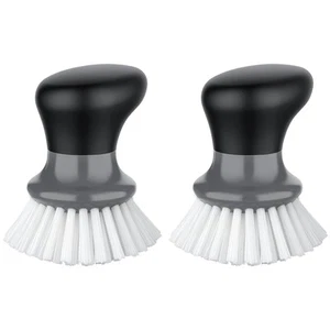 Dish Scrub Brush, Palm Brush Dish Scrubber with Ergonomic Grip, Kitchen Brush... - Picture 1 of 6
