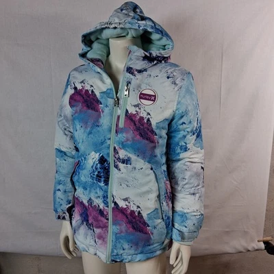Girls Hurley Snow Jacket Heavyweight Water Resistant Fleece Winter Ski M 10/12 - Image 1 of 4