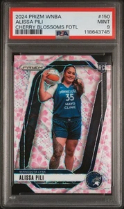 Panini Prizm #150 Alissa Pili RC 2024 flor de cerezo FOTL/20 PSA 9 POP 5 Nº 10s - Imagen 1 de 2