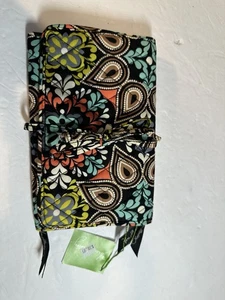 NWT Vera Bradley  Sierra Paisley Jewelry Roll All Wrapped Up - Picture 1 of 4