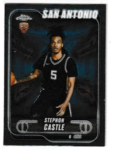 STEPHON CASTLE 2024-25 TOPPS CHROME ROOKIE. NICE. - Picture 1 of 1