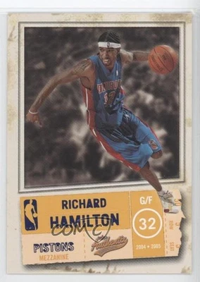 Mezzanine Fleer Authentix 2004-05/50 Richard Hamilton #9 Foto 1 de 2