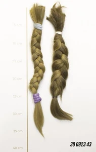 Europäisches Echthaar Rohhaare hellblond mind.100 Gr 30-35cm - 30092343 - Picture 1 of 1