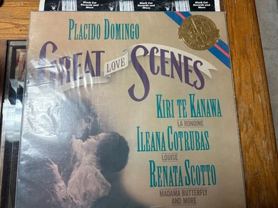 Placido Domingo Great Love Scenes LP Kiri Te Kanawa Ileana Cotrubas Renata Scott Foto 1 de 2