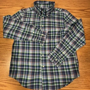 Ralph Lauren Shirt Boys Large 14-16 Plaid Button Down Long Sleeve Dress Shirt - Picture 1 of 13